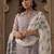 Floral Printed Pure Cotton Mandarin Collar Straight Kurta With Trousers & Dupatta