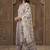 Floral Printed Pure Cotton Mandarin Collar Straight Kurta With Trousers & Dupatta