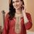 Women Ethnic Motifs Embroidered Regular Kurta with Trousers & With Dupatta