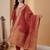 Women Ethnic Motifs Embroidered Regular Kurta with Trousers & With Dupatta