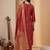 Women Ethnic Motifs Embroidered Regular Kurta with Trousers & With Dupatta