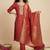 Women Ethnic Motifs Embroidered Regular Kurta with Trousers & With Dupatta