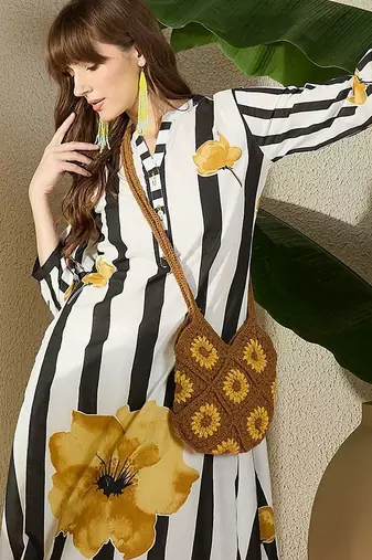 Women Printed Regular Pure Cotton Kurta with Trousers