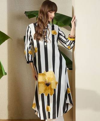 Women Printed Regular Pure Cotton Kurta with Trousers 6