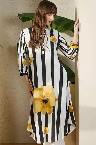 Women Printed Regular Pure Cotton Kurta with Trousers
