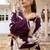 Women Floral Printed Regular Thread Work Kurta with Trousers
