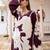Women Floral Printed Regular Thread Work Kurta with Trousers