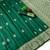 Green color art silk blend sarees with blouse