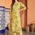Women Floral Embroidered Regular Beads and Stones Kurta with Trousers