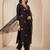 Women Floral Embroidered Regular Thread Work Kurta with Trousers & With Dupatta