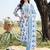 Women Floral Printed Regular Pure Cotton Kurta with Trousers & With Dupatta