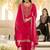 Women Ethnic Motifs Embroidered Regular Beads and Stones Kurta with Salwar & With Dupatta