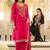 Women Ethnic Motifs Embroidered Regular Beads and Stones Kurta with Salwar & With Dupatta