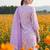 Women Floral Printed Regular Mirror Work Kurta with Trousers & With Dupatta