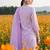 Women Floral Printed Regular Mirror Work Kurta with Trousers & With Dupatta