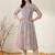 Women Printed Regular Beads and Stones Pure Cotton Kurta with Trousers