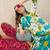 Women Floral Printed Regular Pure Cotton Kurta with Trousers