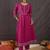 Women Ethnic Motifs Printed Regular Sequinned  Cotton Kurta with Trousers & With Dupatta