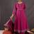 Women Ethnic Motifs Printed Regular Sequinned  Cotton Kurta with Trousers & With Dupatta