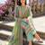 Women Printed Regular Thread Work Kurta with Trousers & With Dupatta