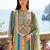 Women Printed Regular Thread Work Kurta with Trousers & With Dupatta