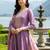Women Floral Embroidered Empire Thread Work Kurta with Trousers & With Dupatta
