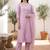 Women Ethnic Motifs Embroidered Regular Mirror Work Liva Kurta with Trousers & With Dupatta