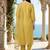 Women Embroidered Regular Thread Work Kurta with Trousers & With Dupatta