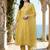 Women Embroidered Regular Thread Work Kurta with Trousers & With Dupatta