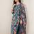 Women Floral Printed Regular Mirror Work Pure Cotton Kurta with Trousers & With Dupatta
