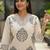 Women Ethnic Motifs Printed Regular Thread Work Pure Cotton Kurta with Trousers