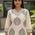 Women Ethnic Motifs Printed Regular Thread Work Pure Cotton Kurta with Trousers