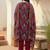 Women Ethnic Motifs Printed Sequinned Pure Cotton Kurta With Trousers & Dupatta