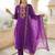 Women Ethnic Motifs Embroidered Regular Thread Work Liva Kurta with Trousers & With Dupatta