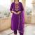 Women Ethnic Motifs Embroidered Regular Thread Work Liva Kurta with Trousers & With Dupatta