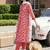 Women Floral Printed Pleated Beads and Stones Pure Cotton Kurta with Trousers & With Dupatta