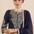 Women Solid Woven Design Kurta with Pyjama & Dupatta