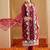 Floral Embroidered Straight Thread Work Kurta with Trousers & Dupatta