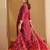 Floral Embroidered Straight Thread Work Kurta with Trousers & Dupatta