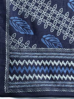 Ethnic Motifs Printed Regular Pure Cotton Kurta With Trousers & Dupatta 4