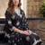 Women Floral Printed Regular Sequinned Pure Cotton Kurta with Trousers & With Dupatta