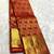 Red color art silk blend sarees with blouse