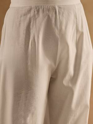 Women Floral Printed Empire Pure Cotton Kurta with Trousers & With Dupatta 6