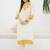 Women Floral Embroidered Regular Thread Work Pure Cotton Kurta with Trousers