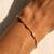 Elegant Gold Tone Marquise Stone Chain Bracelet