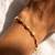 Elegant Gold Tone Marquise Stone Chain Bracelet