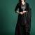 Ethnic Motifs Zari Embroidered Liva Kurta With Sharara & Dupatta
