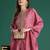 Floral Embroidered Sequinned Kurta with Trousers & With Dupatta
