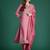 Floral Embroidered Sequinned Kurta with Trousers & With Dupatta