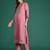 Floral Embroidered Sequinned Kurta with Trousers & With Dupatta